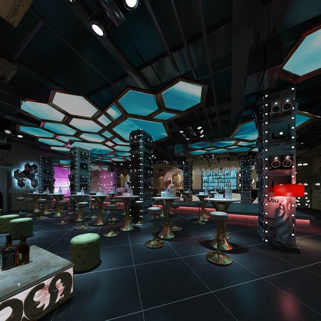 party bar ktv sauna design complete 03 Modello 3D .c4d .max .obj .3ds .fbx .stl .blend 