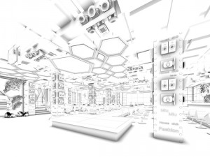 party bar ktv sauna design complete 03 Modello 3D