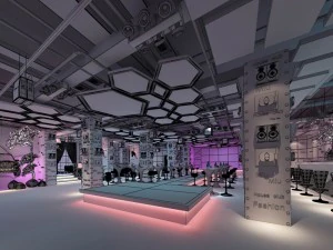 party bar ktv sauna design complete 03 3D Model