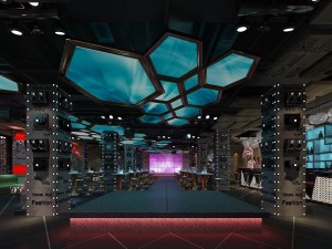 party bar ktv sauna design complete 03 Modello 3D