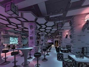 party bar ktv sauna design complete 04 3D Model