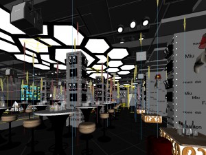 party bar ktv sauna design complete 04 3D Model