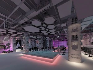 party bar ktv sauna design complete 04 3D Model