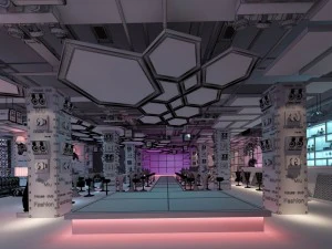 party bar ktv sauna design complete 04 3D Model