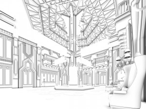party bar ktv sauna design complete 07 3D Model