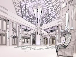 party bar ktv sauna design complete 07 3D Model