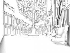 party bar ktv sauna design complete 07 3D Model