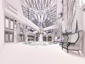 party bar ktv sauna design complete 07 3D Model
