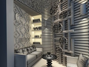 party bar ktv sauna design complete 10 3D Model
