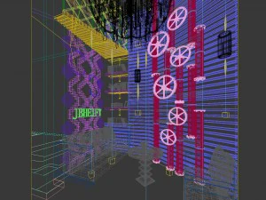 party bar ktv sauna design complete 10 3D Model