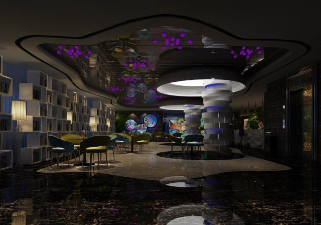 party bar ktv sauna design complete 19 3D Model .c4d .max .obj .3ds .fbx .stl .blend 