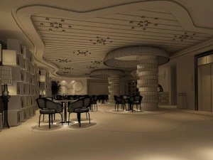 party bar ktv sauna design complete 19 3D Model