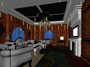 party bar ktv sauna design complete 109 3D Model