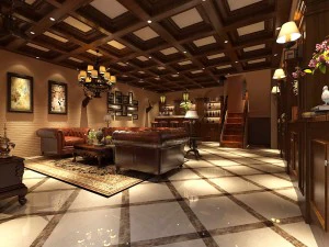 유럽식 거실 디자인 28 3D 모델