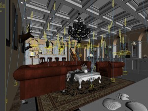 european-style living room design 28 3Dモデル