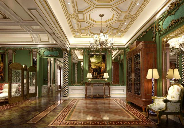 european-style living room design 29 3D Model .c4d .max .obj .3ds .fbx .stl .blend 