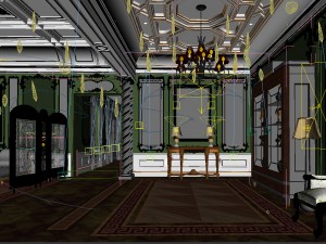 european-style living room design 29 Modelo 3D