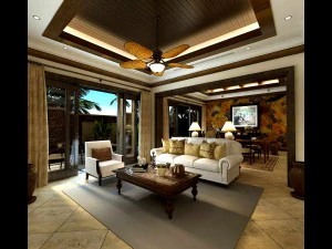 design de sala de estar em estilo europeu 30 Modelo 3D