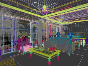 european-style living room design 30 Modello 3D