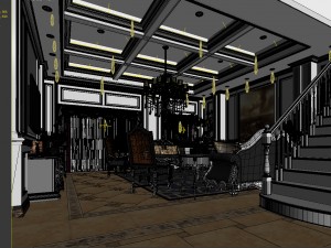 european-style living room design 32 Modelo 3D