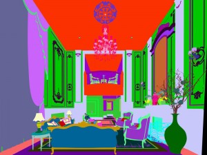 european-style living room design 36 3D Model