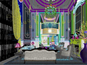 european-style living room design 36 3D Model