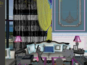 european-style living room design 36 3D Model