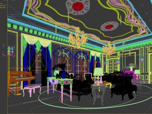 european-style living room design 36 3D Model