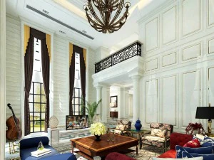 design de sala de estar em estilo europeu 37 Modelo 3D