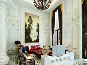 european-style living room design 37 Modello 3D