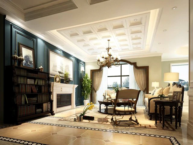 european-style living room design 38 3D Model .c4d .max .obj .3ds .fbx .stl .blend 