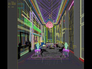 european-style living room design 39 Model 3D