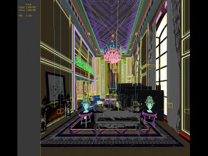 european-style living room design 39 Model 3D