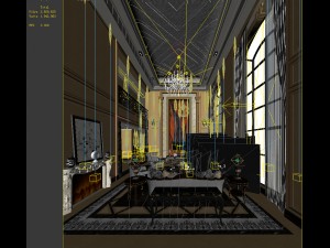 european-style living room design 39 Model 3D