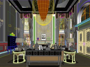 european-style living room design 40 3Dモデル