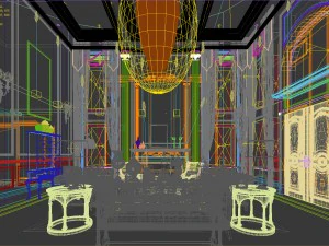 european-style living room design 40 3D Model