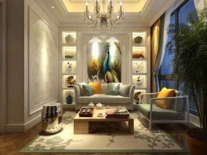 유럽식 거실 디자인 42 3D 모델