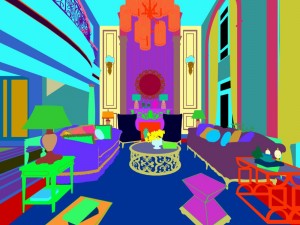 european-style living room design 44 3D Model