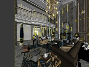 european-style living room design 44 3D Model