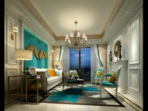 european-style living room design 45 3D Модель