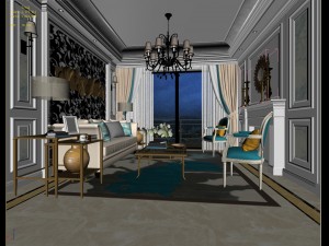 european-style living room design 45 3D 模型