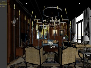 european-style living room design 47 3D Модель