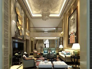 european-style living room design 48 3D Model