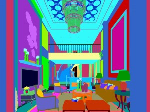 european-style living room design 48 3D Model