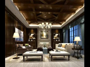 ヨーロッパスタイルのリビングルームのデザイン 49 3Dモデル