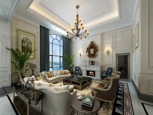 european-style living room design 50 Modelo 3D
