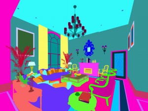 european-style living room design 50 3D Model