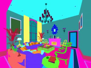 european-style living room design 50 3D Model