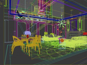 european-style living room design 51 3D Modell