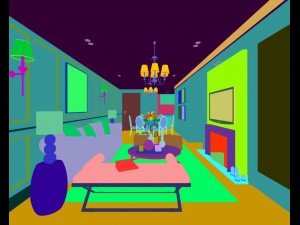 european-style living room design 52 3D Model